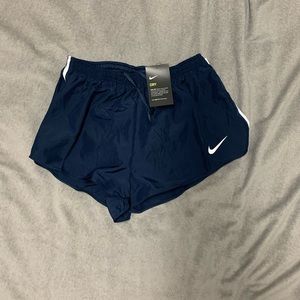 NWT Nike Dry Fast 2” Brief Lined Running Shorts Navy Blue Men’s Size Large